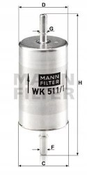 Mann-Filter WK 511/1 Filtr paliwa