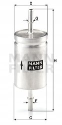 Mann-Filter WK 512 Filtr paliwa