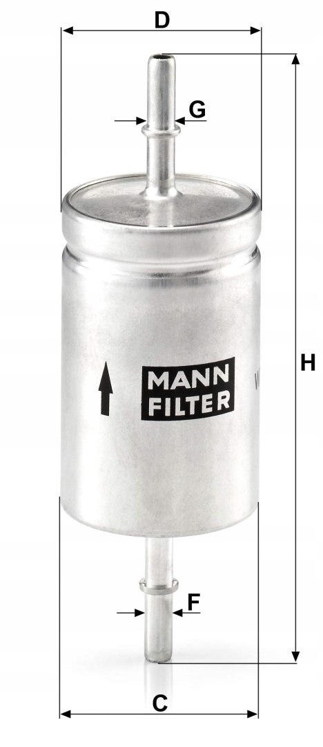 Mann-Filter WK 512 Filtr paliwa