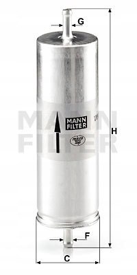 Mann-Filter WK 516 Filtr paliwa