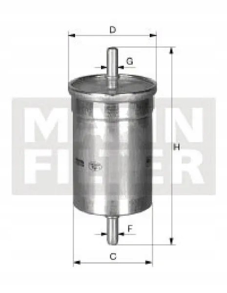 Mann-Filter WK 52/1 Filtr paliwa