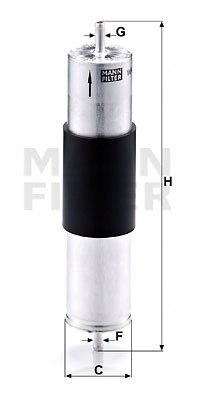 Mann-Filter WK 521/3 Filtr paliwa
