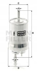 Mann-Filter WK 59 x Filtr paliwa