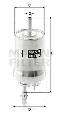 Mann-Filter WK 59 x Filtr paliwa
