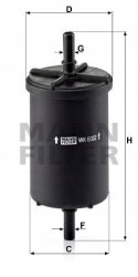 Mann-Filter WK 6002 Filtr paliwa