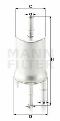 Mann-Filter WK 6015 Filtr paliwa