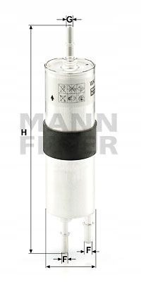 Mann-Filter WK 6030 Filtr paliwa