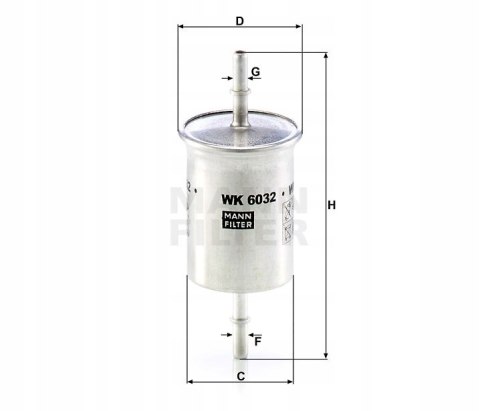Mann-Filter WK 6032 Filtr paliwa