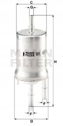 Mann-Filter WK 69 Filtr paliwa