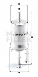 Mann-Filter WK 69/1 Filtr paliwa