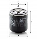 Mann-Filter WK 712/3 Filtr paliwa