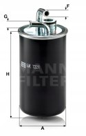 Mann-Filter WK 722/1 Filtr paliwa
