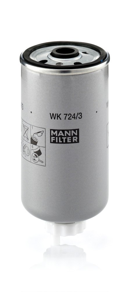 Mann-Filter WK 724/3 Filtr paliwa