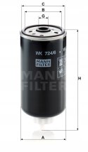 Mann-Filter WK 724/6 Filtr paliwa