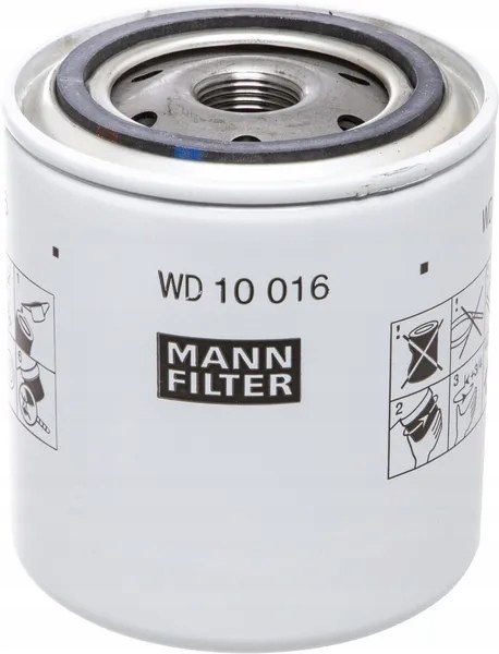 Filtr hydrauliczny MANN-FILTER WD10016 olej cylindryczny 112mm 94mm
