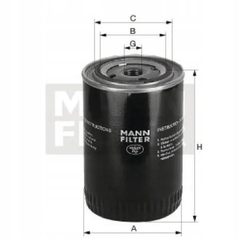 Mann-Filter W 950/17 Filtr oleju