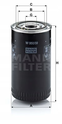 Mann-Filter W 950/39 Filtr oleju