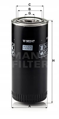 Mann-Filter W 962/47 Filtr oleju