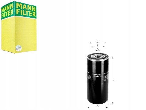 Mann-Filter WD 13 145/1 Filtr oleju