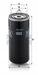 Mann-Filter WDK 962/1 Filtr paliwa