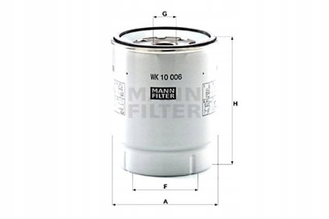 Mann-Filter WK 10 006 z Filtr paliwa