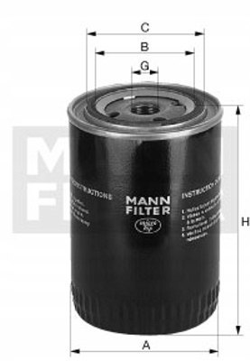 Mann-Filter W 719/3 Filtr oleju