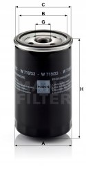 Mann-Filter W 719/33 Filtr oleju