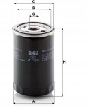 Mann-Filter W 719/4 filtr oleju przykręcany pasuje do: