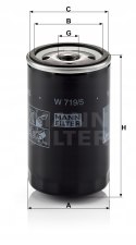 Mann-Filter W 719/5 Filtr oleju