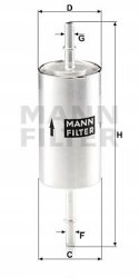Mann-Filter W 719/7 Filtr oleju
