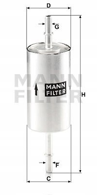 Mann-Filter W 719/7 Filtr oleju