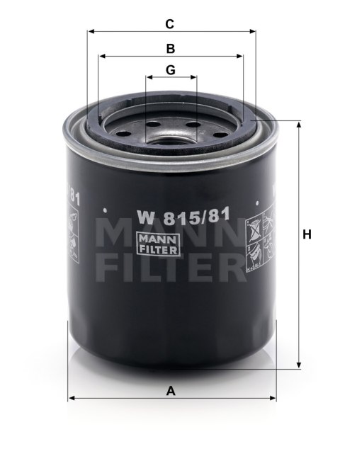 Mann-Filter W 815/81 Filtr oleju