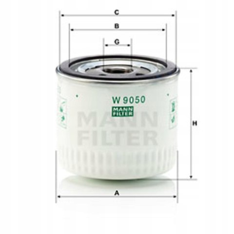 Mann-Filter W 9050 Filtr oleju