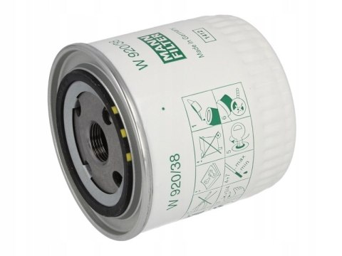 Mann-Filter W 920/38 Filtr oleju
