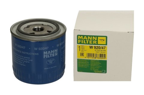 Mann-Filter W 920/47 Filtr oleju