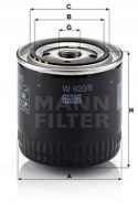 Mann-Filter W 920/6 Filtr oleju
