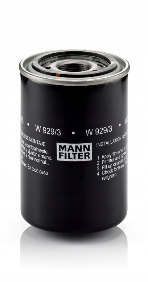 Mann-Filter W 929/3 Filtr oleju