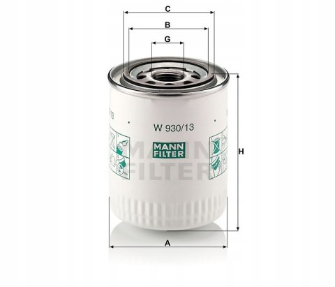 Mann-Filter W 930/13 Filtr oleju