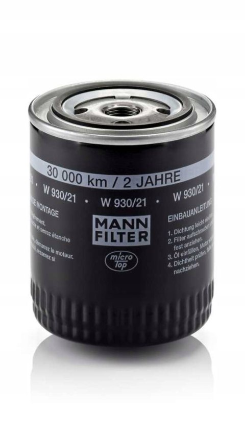 Mann-Filter W 930/21 Filtr oleju
