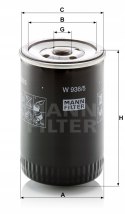 Mann-Filter W 936/5 Filtr oleju