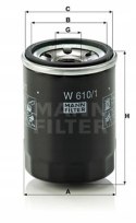 Mann-Filter W 610/1 Filtr oleju
