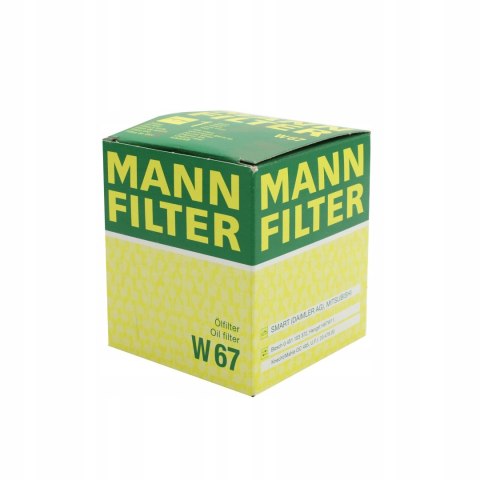 Mann-Filter W 67 Filtr oleju