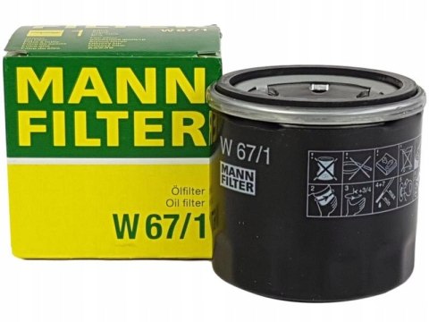 Mann-Filter W 67/1 Filtr oleju