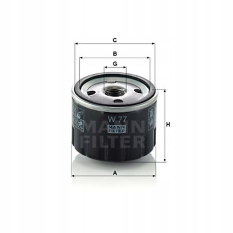 Mann-Filter W 7003 Filtr oleju