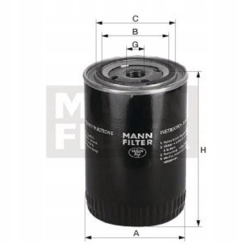 Mann-Filter W 719/14 Filtr oleju