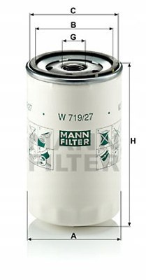 Mann-Filter W 719/27 Filtr oleju