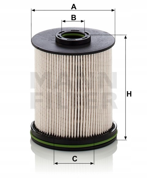 Mann-Filter PU 9012/1 z Filtr paliwa