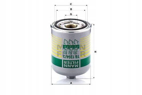 Mann-Filter TB 1394/3 x Wkład osuszacza powietrza, instalacja pneumatyczna