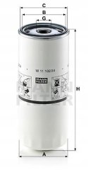 Mann-Filter W 11 025 Filtr oleju