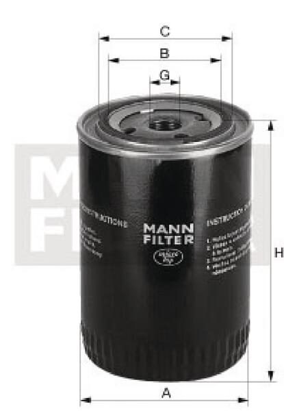Mann-Filter W 1126 Filtr oleju